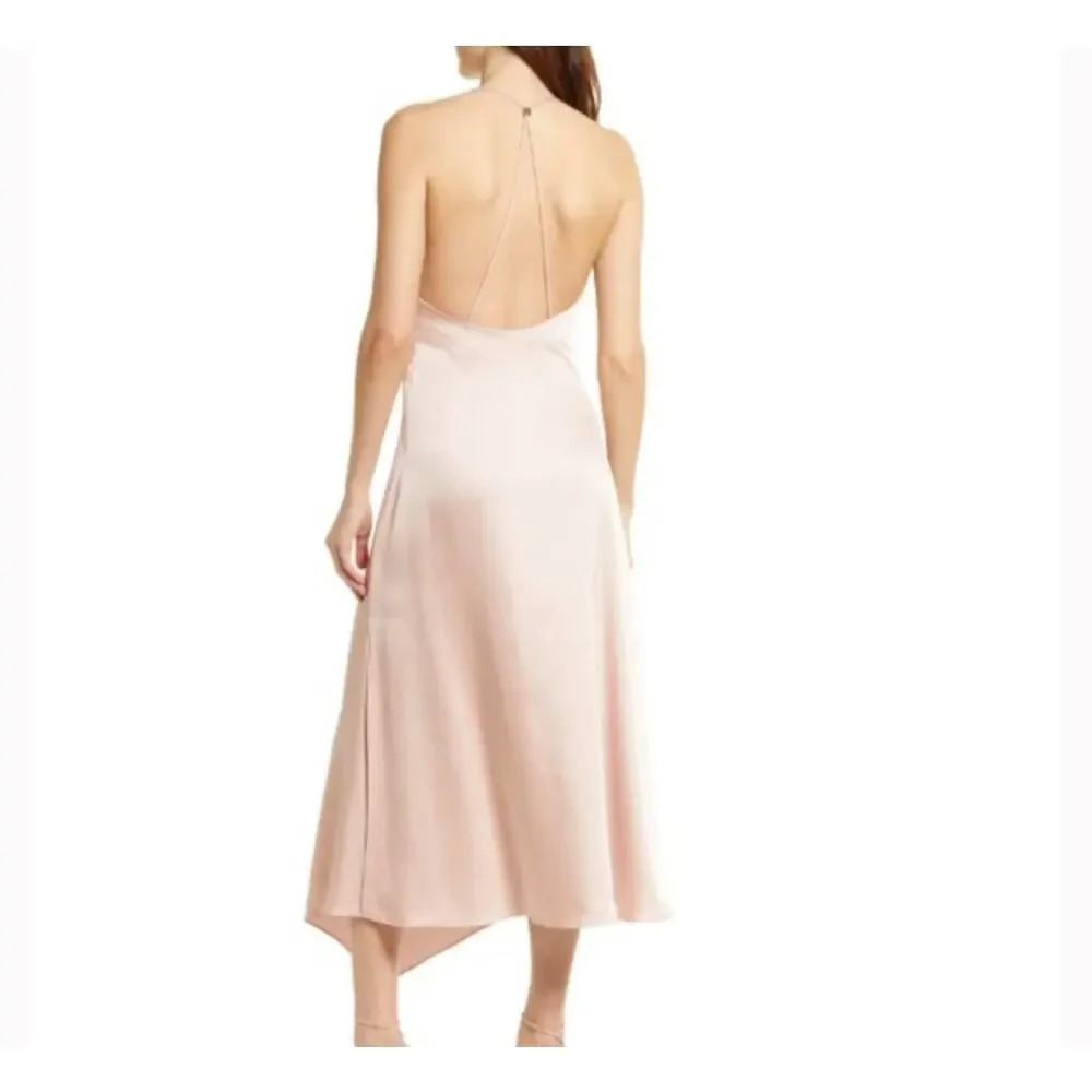 SIGNIFICANT OTHER One Another Asymmetric Hem Cocktail Midi Dress Size 6 - Picture 2 of 16